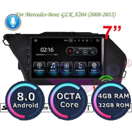 Roadlover Android 8.0 Car Multimedia Player For Mercedes-Benz GLK X204 (2008-2012) Stereo GPS Navigation Magnitol Radio NO DVD