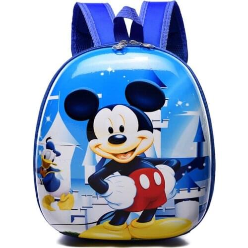 Disney Mickey Mouse School Bags Kids Bag For Girls Boys Waterproof Princess Backpack Children Kindergarten Preschool Backpack