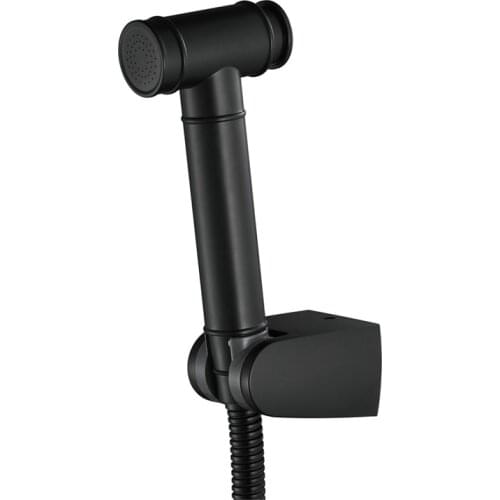 Black Bathroom Bidet Toilet Faucet Mixer Hygienic Shower Bidet Faucet Clean Shower Portable Bidet Sprayer