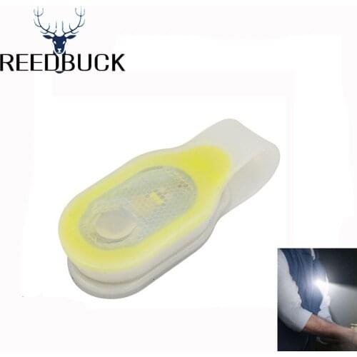 LED Silicone Clip Cloth Warning Safty Lamp 3 Modes Super Bright SMD Torch Flashlight Projector Magnet Car Repair Running Hiking