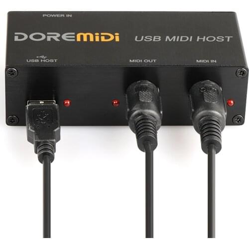 UMH-10 USB MIDI HOST Box Midiplus 16-Channel MIDI Interface Five-Pin Interface For MIDI Keyboard Piano Keyboard Instrument Cable