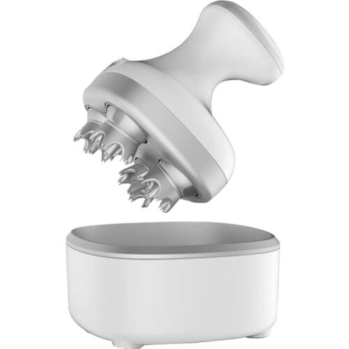 Electric Scalp Massager Instrument Waterproof Head Massager USB Charging Wireless Prevent Hair Deep Tissue Kneading Vibrating