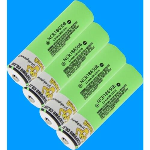 YECKPOWO NCR18650B battery 18650 li-ion batteries ion akkumulator3400mah 3.7V Moscow warehouse fast delivery 18650 charger