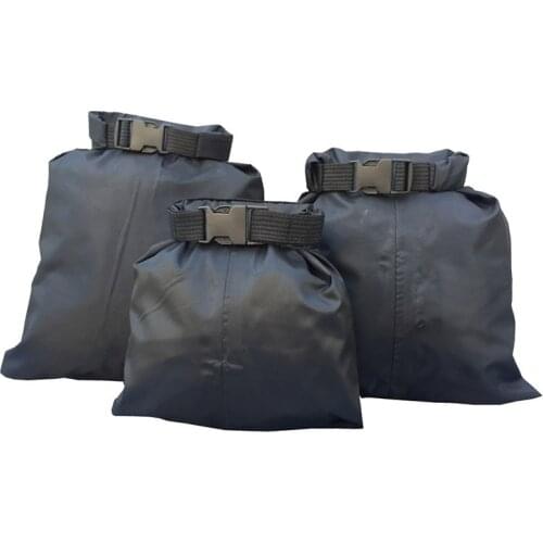 1.5L 2.5L 3.5L 3Pcs/Set Nylon Waterproof Bags Carrying Valuable Perishable 30D DuPont Cordura Coated Silicon Bag High Quality