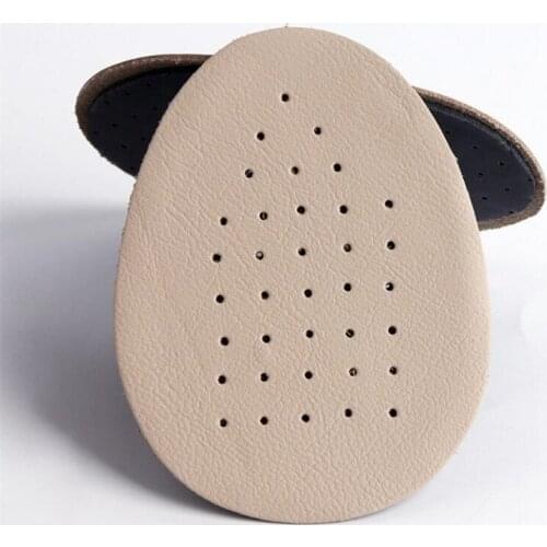 1pair Leather Orthopedic Arch Supports Forefoot Insoles for Women Shoes High Heel Massage Cushion Half Yard Pads Shoe Liners