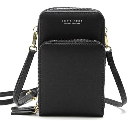 1 PCS Fashion small messenger bag ladies mini PU leather shoulder messenger bag clutch bag ladies mobile phone bag coin purse