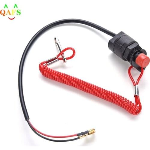 1PC New Universal Boat Outboard Engine Motor Kill Stop Safety Tether Lanyard Accessories Motorcycle Switches