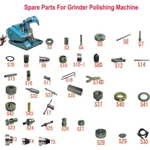 1PC Dental Lab Spare Parts For High Speed Grinding Removable Denture Polishing Machine