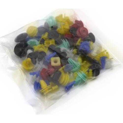 100PCS Many Size Car Clip For Spare Environmentally friendly toughness fastening bolt clip Quick release button screw