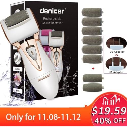 2020 Electric Foot File Grinder Pedicure Tools Foot Care Tool Pedicura Velvet Smooth Machine Callus Remover for Foot Heel Skin