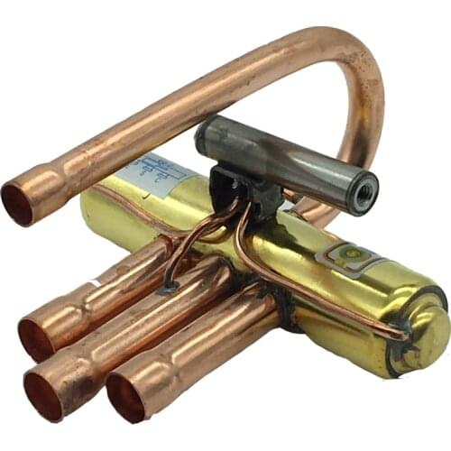 1TR 4-Way reverse solenoid valves used in freezer display or other freezer equipment for defrost by changeing gas flow direction