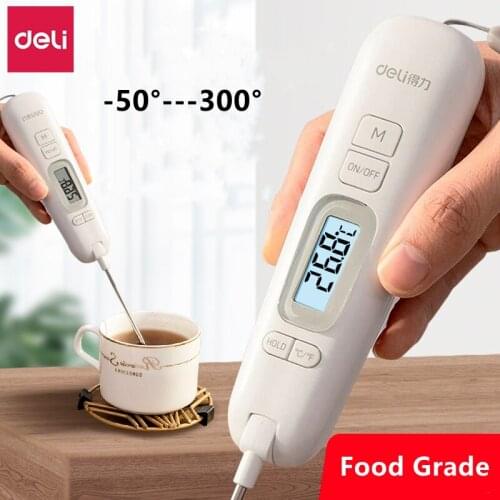 Deli Food Thermometer Digital Kitchen Thermometer Cooking Food Probe BBQ Electronic Oven Kitchen Tools
