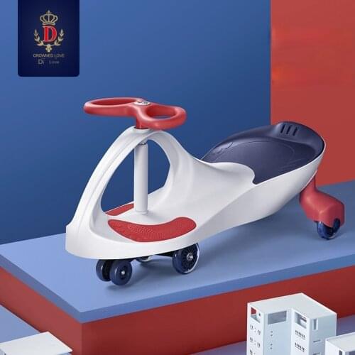 Zq Children Infants Scooter Baby Luge Universal Wheel Anti-Rollover Toy Swing Car