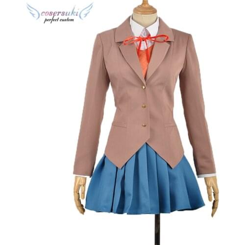 Doki Doki Literature Club! Haar Monika Cosplay Costume Stage Performance Clothes ,Perfect Custom for You