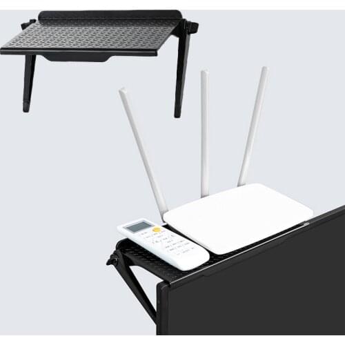 Computer Monitor Rack Foldable Shelf TV Box Router Shelf Set-top Box Bracket Holder Mini PC DVD Player Stand Rack JDH88