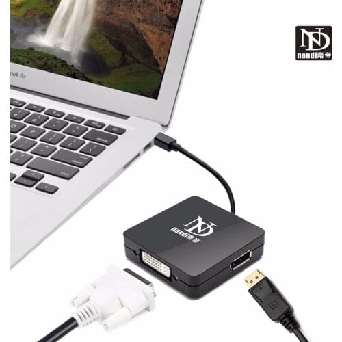 Thunderbolt 2 hub Multi-function dock Mini Displayport to hdmi dvi DP adapter Cable converter For MAC macbook pro AIR hdtv