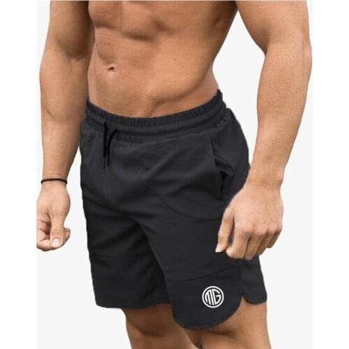 New Summer Mens Gyms Shorts Muscle Guys Beach Shorts Bodybuilding Fitness Casual Joggers Workout Quick-drying