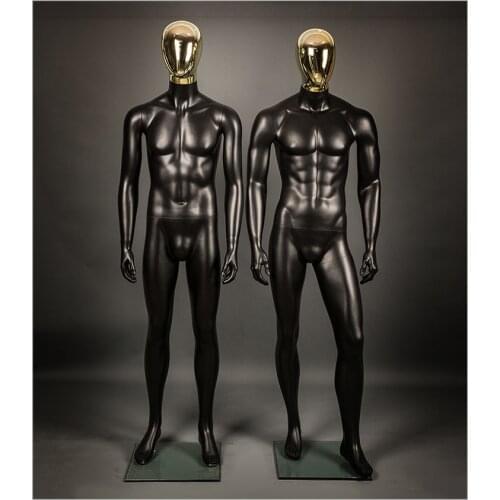 New Style Top Level Full Body Black Male Mannequin New Style Model Made In China