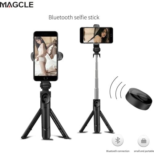 Magcle Bluetooth Tripod Selfie Stick Foldable Remote wireless Extendable Monopod Selfie Stick Tripod for IOS android