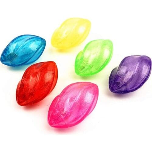 Light Up Dog Toy Flashing Elastic Glow Bouncy Toys TPR Fruit Shaped Interactive Pet Cat Toy Tooth Cleaning Balls Toys