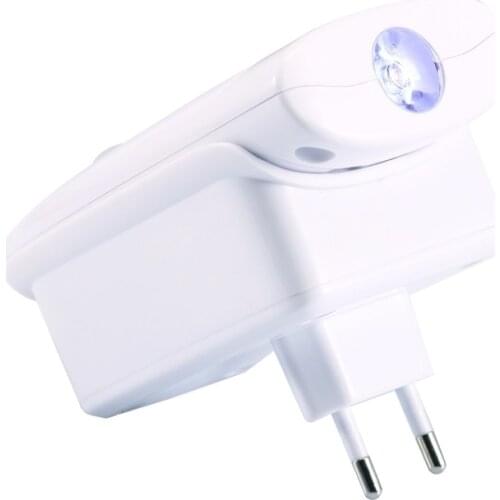 Smart Night Light Motion Sensor Control Cold White Body Induction Mini Lamp Plug-In for Bedroom Living Room Stair