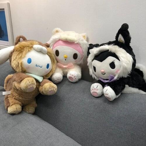 Cute Kuroml&Cinnamorol&Melod Plush Toy Stuffed Doll Birthday Present for a Child