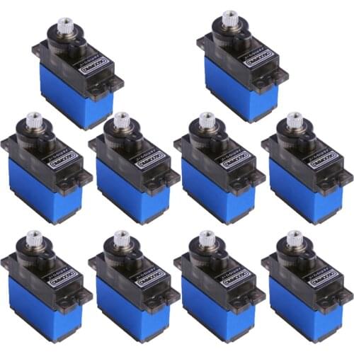 10PCS K-power DMM0090 3KG/0.09S High Torque Metal Gear Micro RC Digital Servo for RC Helicopter Car Plane Airplane Toys Hobbies