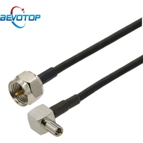10pcs/lot F Male to TS9 Male Plug RG174 Pigtail 3G Modem Antenna Extension Cable RF Coaxial Jumper Cord 10CM 15CM 30CM 50CM
