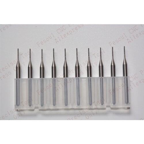 3.175mm(1/8'')*0.65mm,10pcs,Freeshipping PCB Corn Milling Cutter,Solid carbide CNC Drill Bit,wood tool,plastic,MDF
