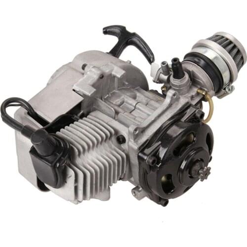 49CC 2-Stroke Pocket Bike Engine Motor Complete Mini Engine Air Filter Pullstart For Quad Cross Bike Scooter ATV