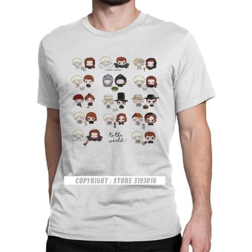 Discount Mens T-Shirt TIC Good Omens Fun Cotton Tees Camisa Crowley Tops Aziraphale Ineffable Go David Tennant Angel T Shirts