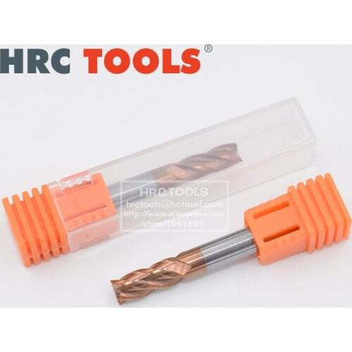 H8-d5x13Hx6Dx50L 6mm SOLID CARBIDE End mill with TIALN Cutter HRC55 Metal
