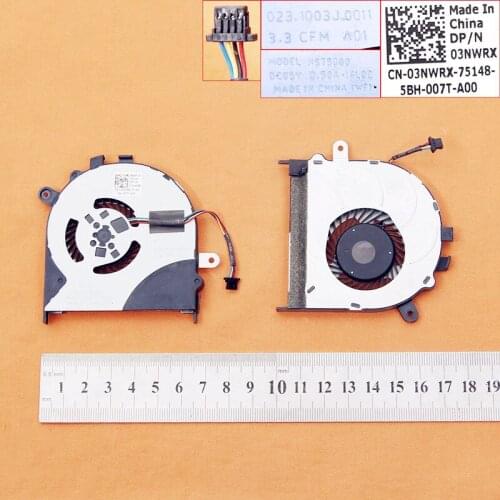 New Laptop Cooling Fan for Dell Inspiron13-7359 7359 (Original) PN:03NWRX D4G8 0DW2RJ KSB0705HBA11 023.1001P.0011 eplacement