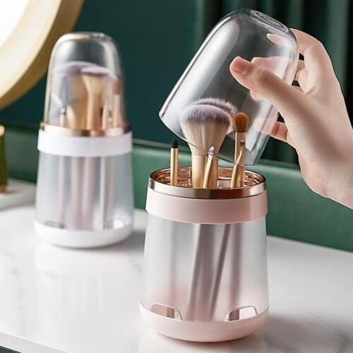 Portable Travel Makeup Brush Box Pencil Holder Large Capacity Cosmetic Pens Storage Case Box Makeup Tool Organizer Storage Box