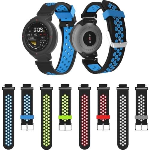 Soft Silicone Strap for Amazfit Verge 3 Band Watch Band Soft Bands Accessories for Huami Amazfit Verge 3