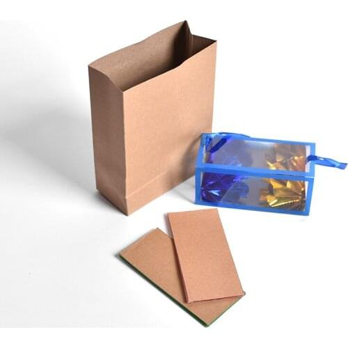 Medium Delux Paper Bag Appearing Flower Box Magic Tricks Close Up Magia Flowers From Empty Bag Stunt Magie Illusion Gimmick Prop