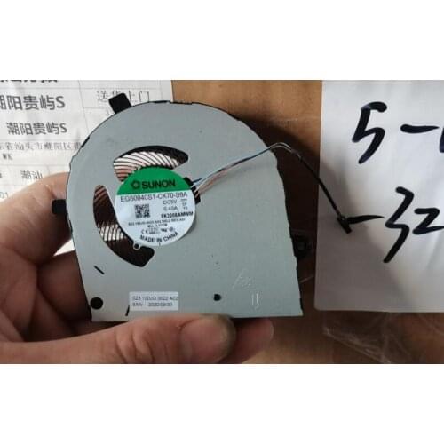 Laptop CPU Cooling fan for sunon EG50040S1-CK70-S9A RDX8W 0NV6M2 NV6M2 023.100J9.0002 DC5V 0.40A 4PIN