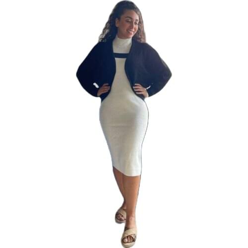 Turtleneck Womens Maxi Dress Modest Caftan Big Size Islamic Clothing Muslim Fashion for winter Dresses Turkey Dubai Hijab 2021