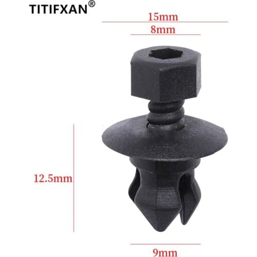 10PCS Car Side Skirt Sill Guard Plastic Fastener Clip For VW 06-11 Year Passat 09-12 Year CC