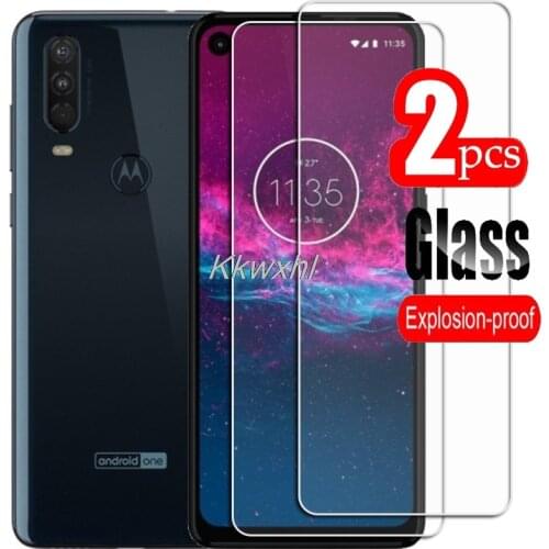 2PCS FOR Motorola One Action Vision High HD Tempered Glass Protective On XT1970-1 XT2013-1, XT2013-2 Phone Screen Protector Film
