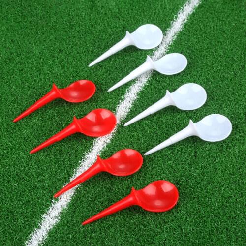 Gohantee 30 Pcs Random Color Anti Slice Golf Tees Plastic 83mm Chair Shape Golfing Club Practice Training Tool Golf Accessories