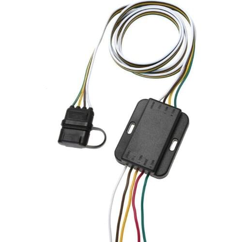 4Pin 12V US Trailer Hitch Wiring Tow Harness Power Controller Plug