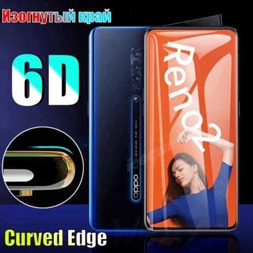 6D Glass for OPPO Reno 3 pro global 4 2 2Z A92s Screen Protector Tempered Glass for OPPO Realme X50 Pro 6 5 Narzo 10 10a C11 C3i