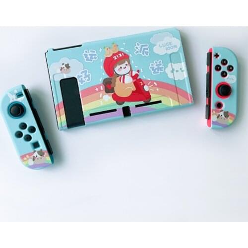 For Nintendo Switch Accessories Protective Shell Cute Cartoon Soft Cover Case NS Game Console Housing Box for Nintendo Switch