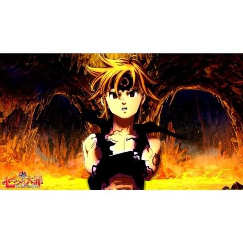 Diamond Picture Home Decor The Seven Deadly Sins 5D Embroidery Animation Role Painting Full Square Drill Cross Stitch Handmade