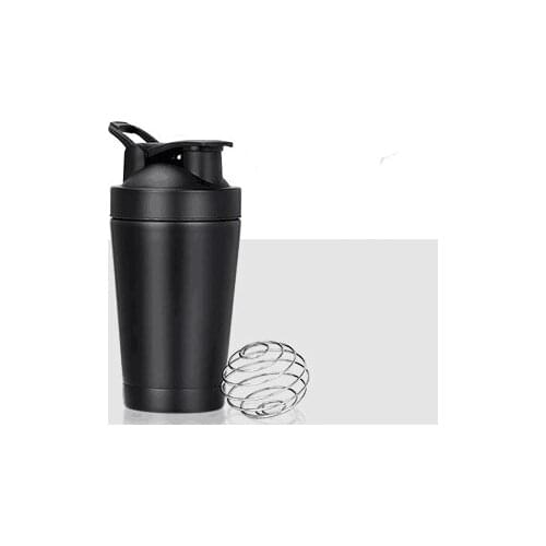 Shake cup fitness water cup exercise portable shake with scale protein nutrition powder shake Cup stainless steel