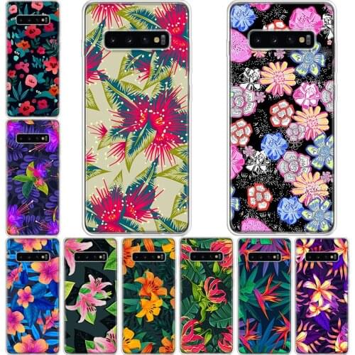 Vivid oil painting flowers Phone Case For Samsung Galaxy A71 A70 A51 A50 A41 A40 A30 A21 A10 A01 A90 A20S A20E A10S M30S A6 A7 A