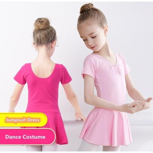 Byuan Children Girls Clothes Dance Dress Performance Costume Ballet Tutu Yoga Latin Dance Rompers Jumpsuit Kids Girl Clothing