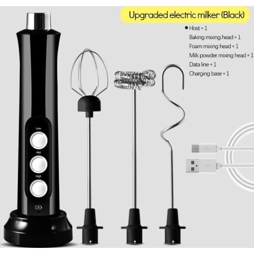 Electric Handheld Milk Frother Blenders With USB Charger Bubble Maker Whisk Mixer Stirring Stick For Coffee Cappuccino