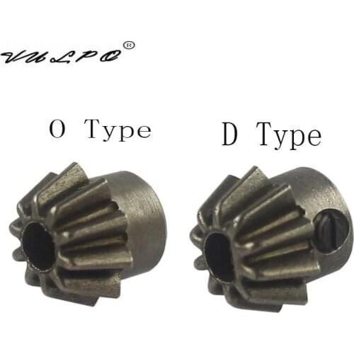 VULPO 10 Pcs/Pack Motor Pinion Gear Type O Type D For Airsoft AEG Motor Hunting Accessories